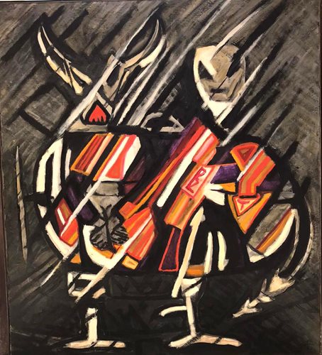 בשיר אבו רביע ציור 34 אבסטרקט, 150*170, שמן על קנבס ללא מסגרת